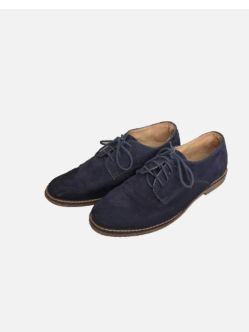 Men's Old Navy blue faux suede lace-up shoes in size 10.
